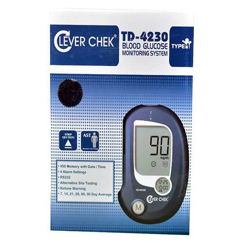 دستگاه قند خون کلور چک Clever Chek مدل TD-4230