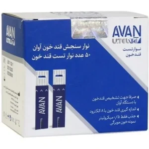 نوار تست قند خون آوان بسته 50 عددی اصل